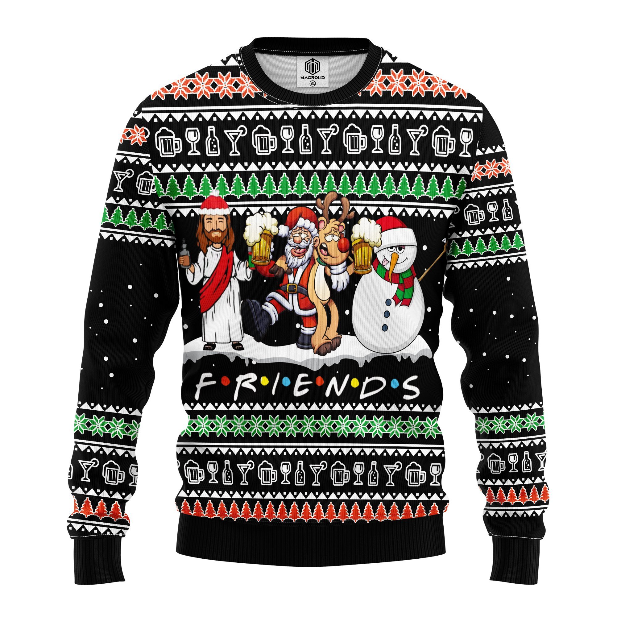 christ friends ugly christmas sweater – Amazing Gift idea – thanksgiving gift