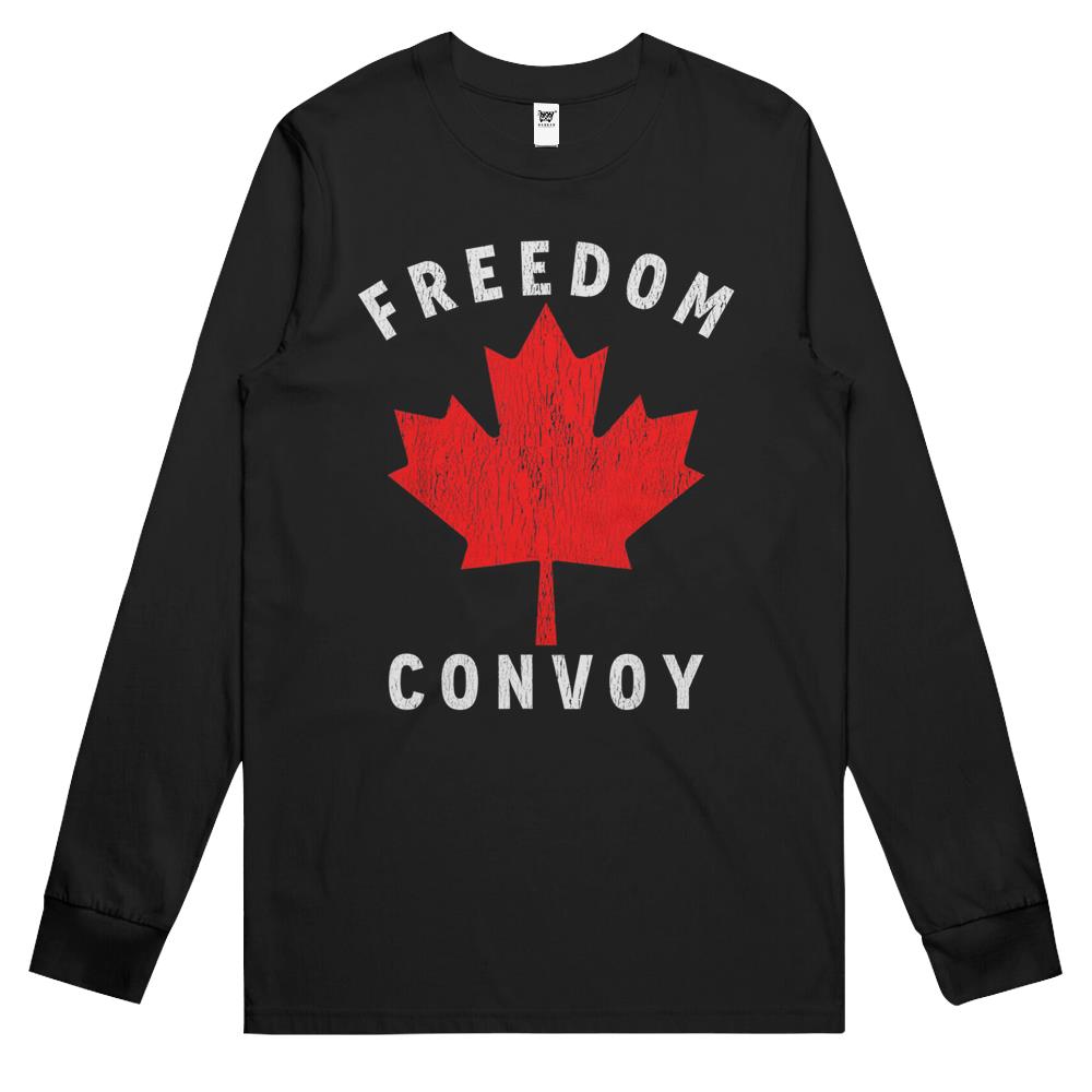 Canada Freedom Convoy 2022 Canadian Truckers Support Gift Long Sleeve T Shirts