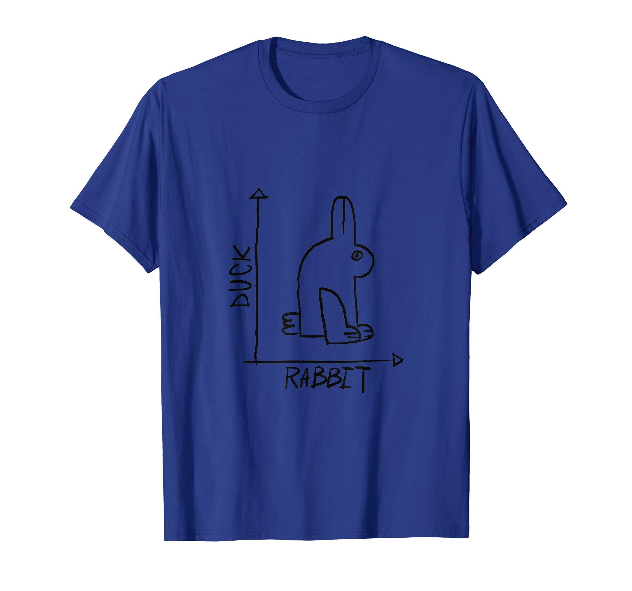 Duck Or Rabbit – Fun Optical Illusion Graphic T-Shirt