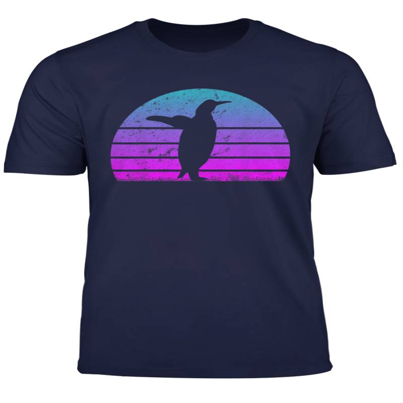 Retro Vintage Penguin Silhouette T Shirt