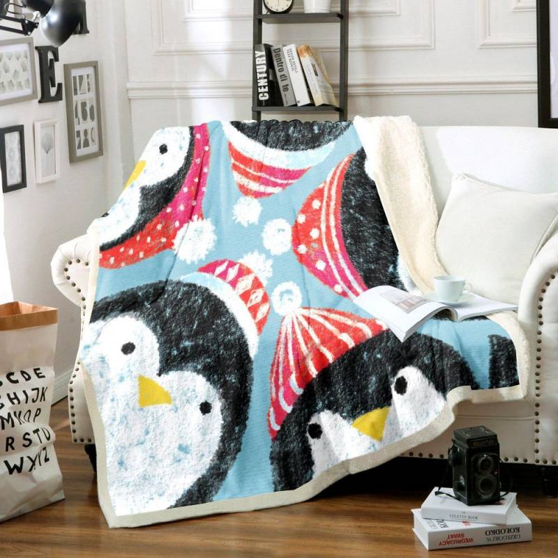 Penguin TT2511086TT Sherpa Fleece Blanket