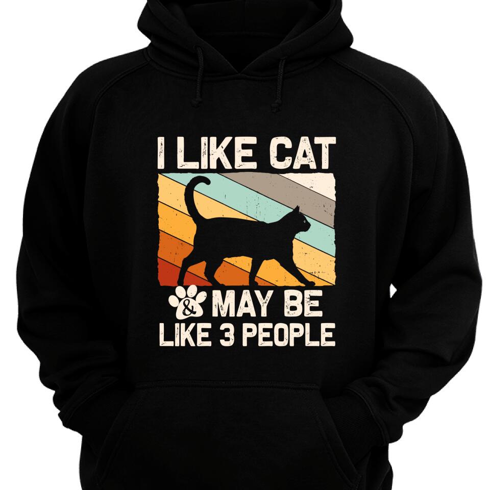 Trending Personalized – I Like Cat Nad May Be Like 3 People Hoodie