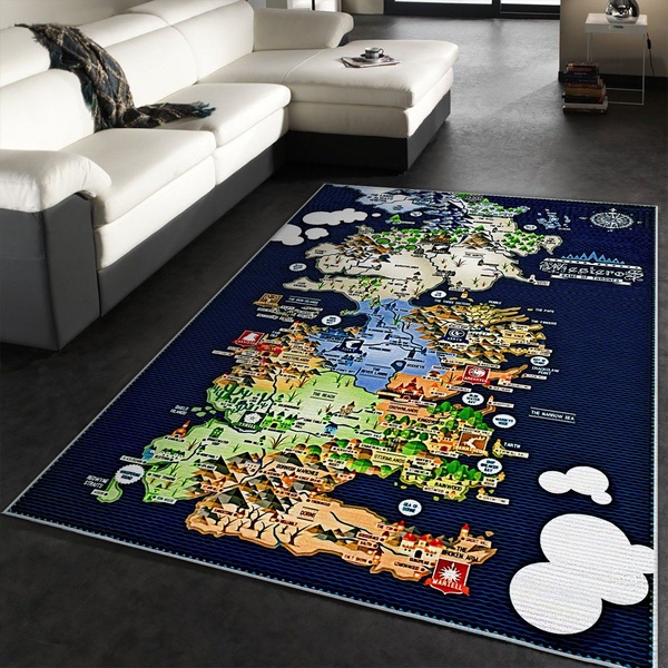 Game of thrones westeros map rug The US Decor