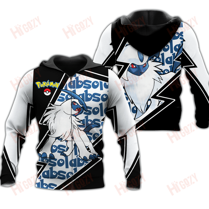 Absol Zip Hoodie Costume Pokemon Shirt Fan Gift Idea – Tac13