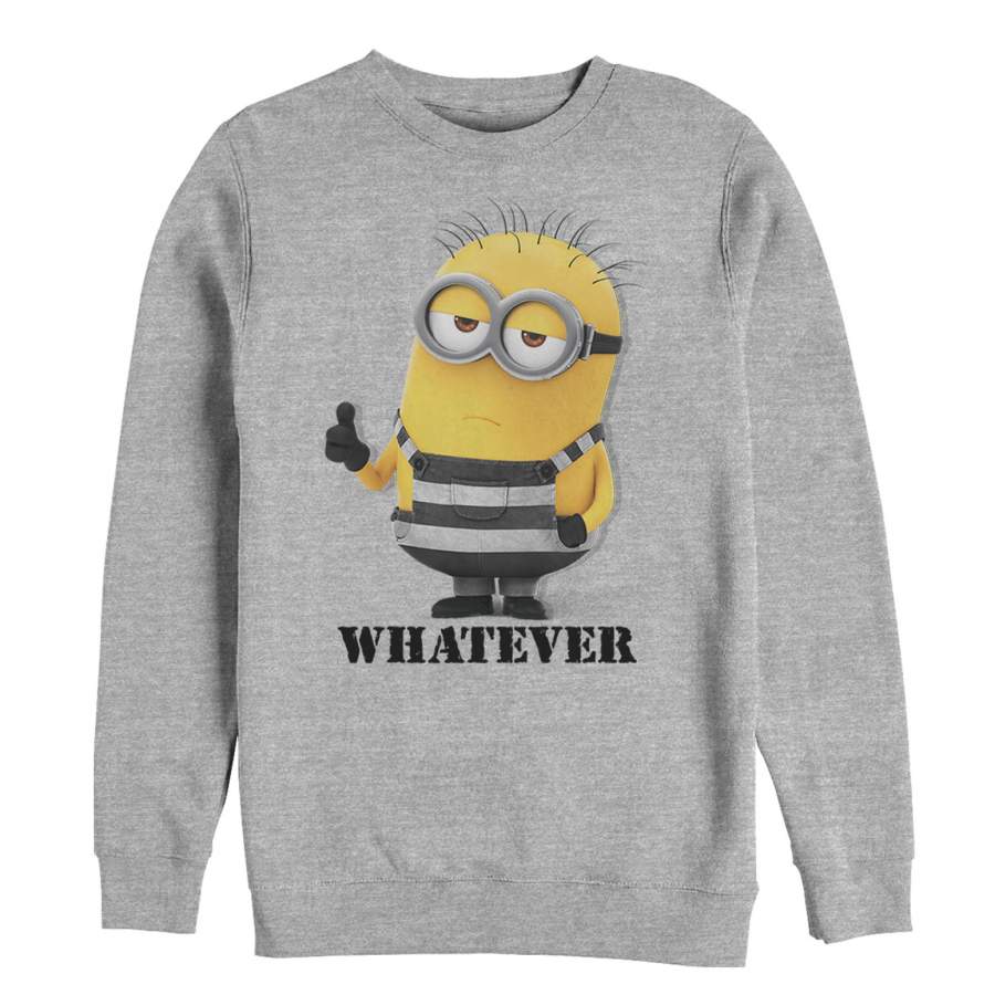 Despicable Me 3 Men’s Minion Whatever Prisoner  Sweatshirt