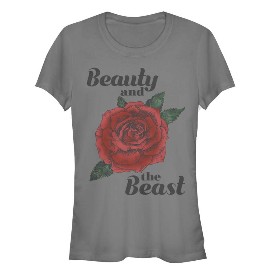 Beauty and the Beast Junior’s Rose  T Shirt