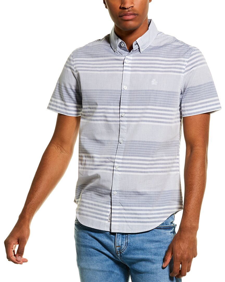 Original Penguin Stripe On Poplin Woven Shirt