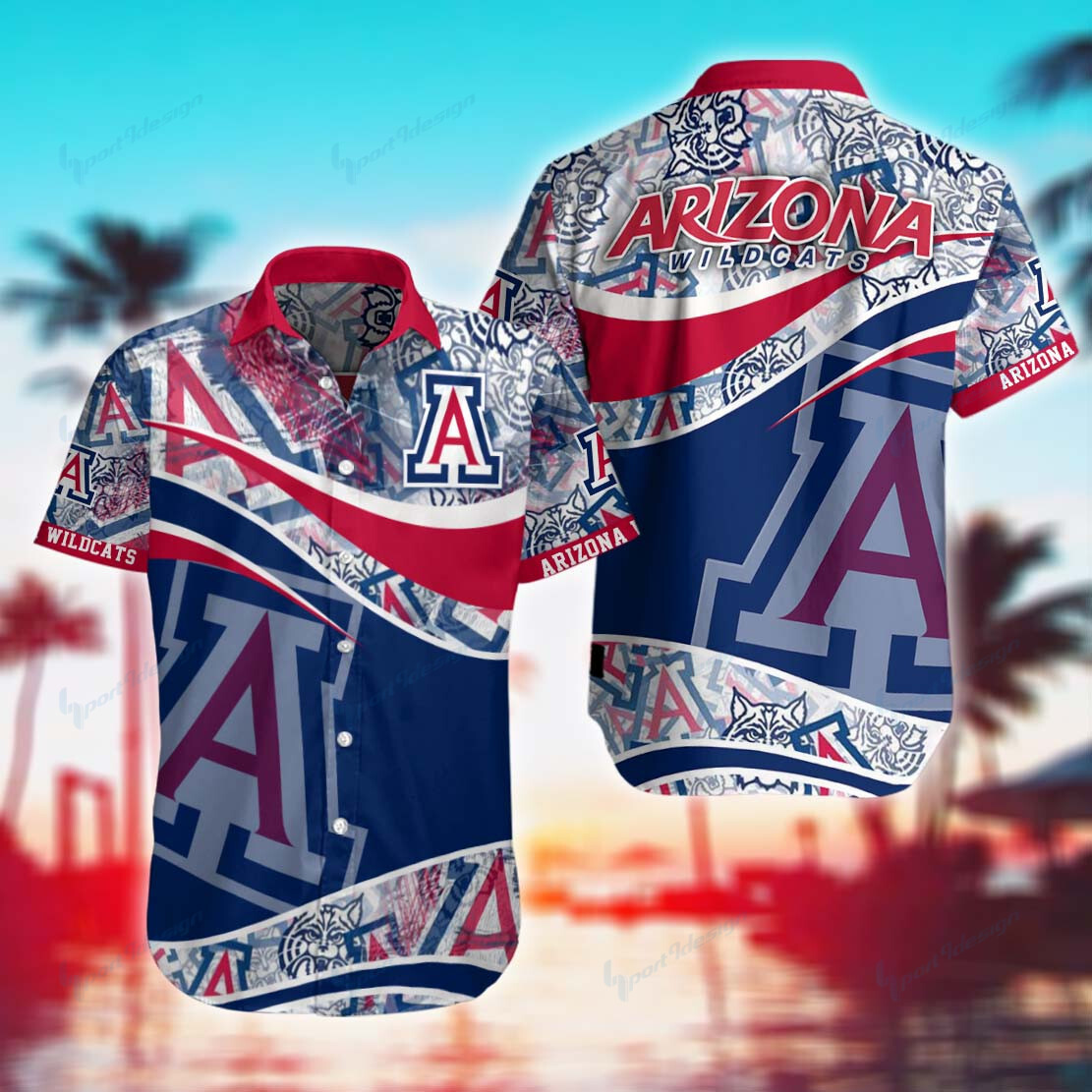 Arizona Wildcat Button Shirts Bg179