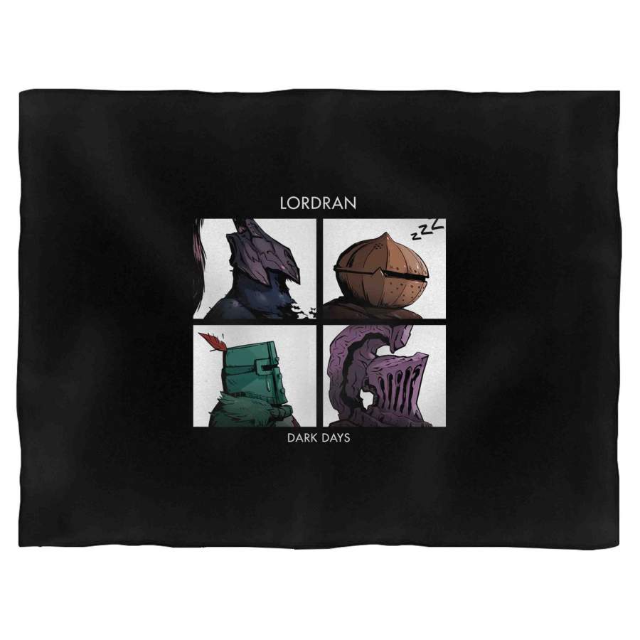 The Bros Of Lordran Dark Souls Video Game Blanket