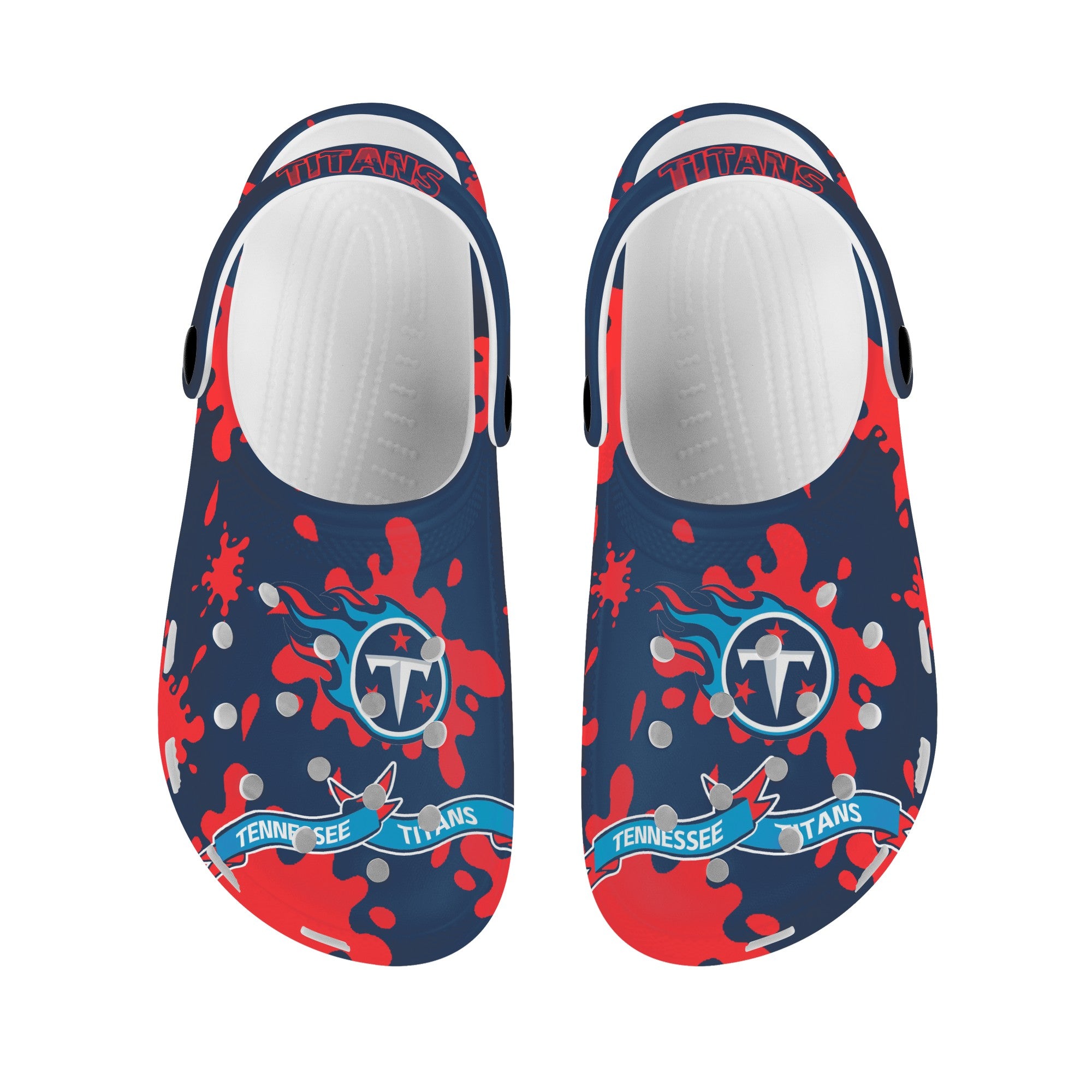 Tennessee Titans Big Logo Crocs