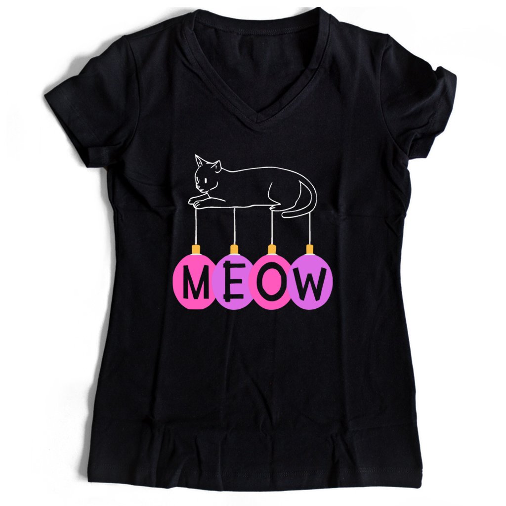 Are You Kitten Me Right Meow Zero Women’s V-Neck Tee T-Shirt