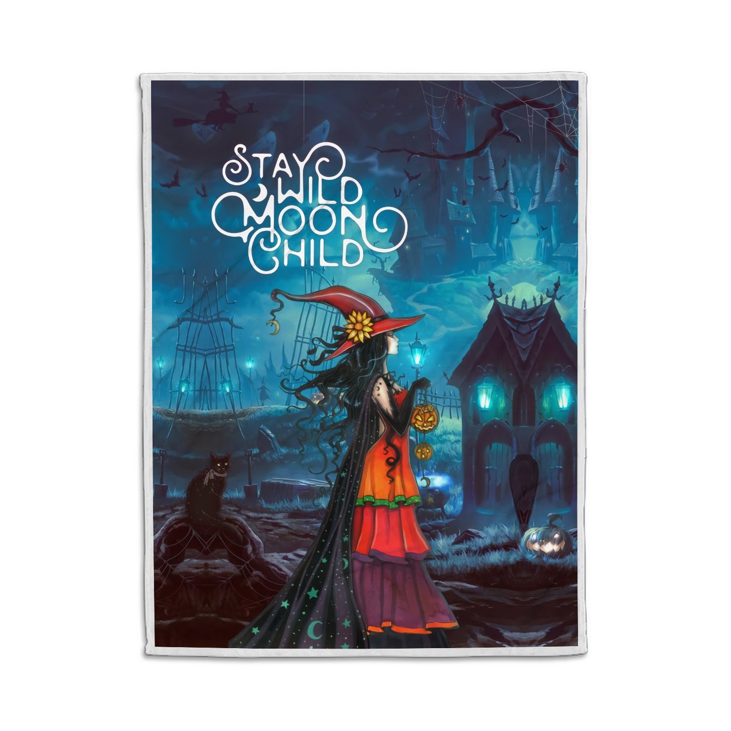 Stay Wild Moon Child Blanket