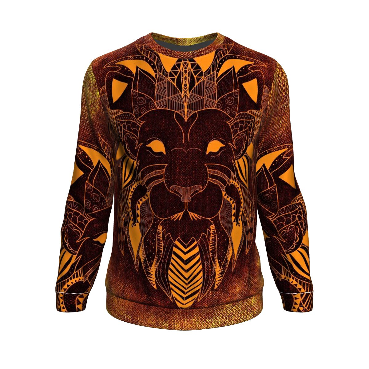 African Tribal Lion Sweatshirt