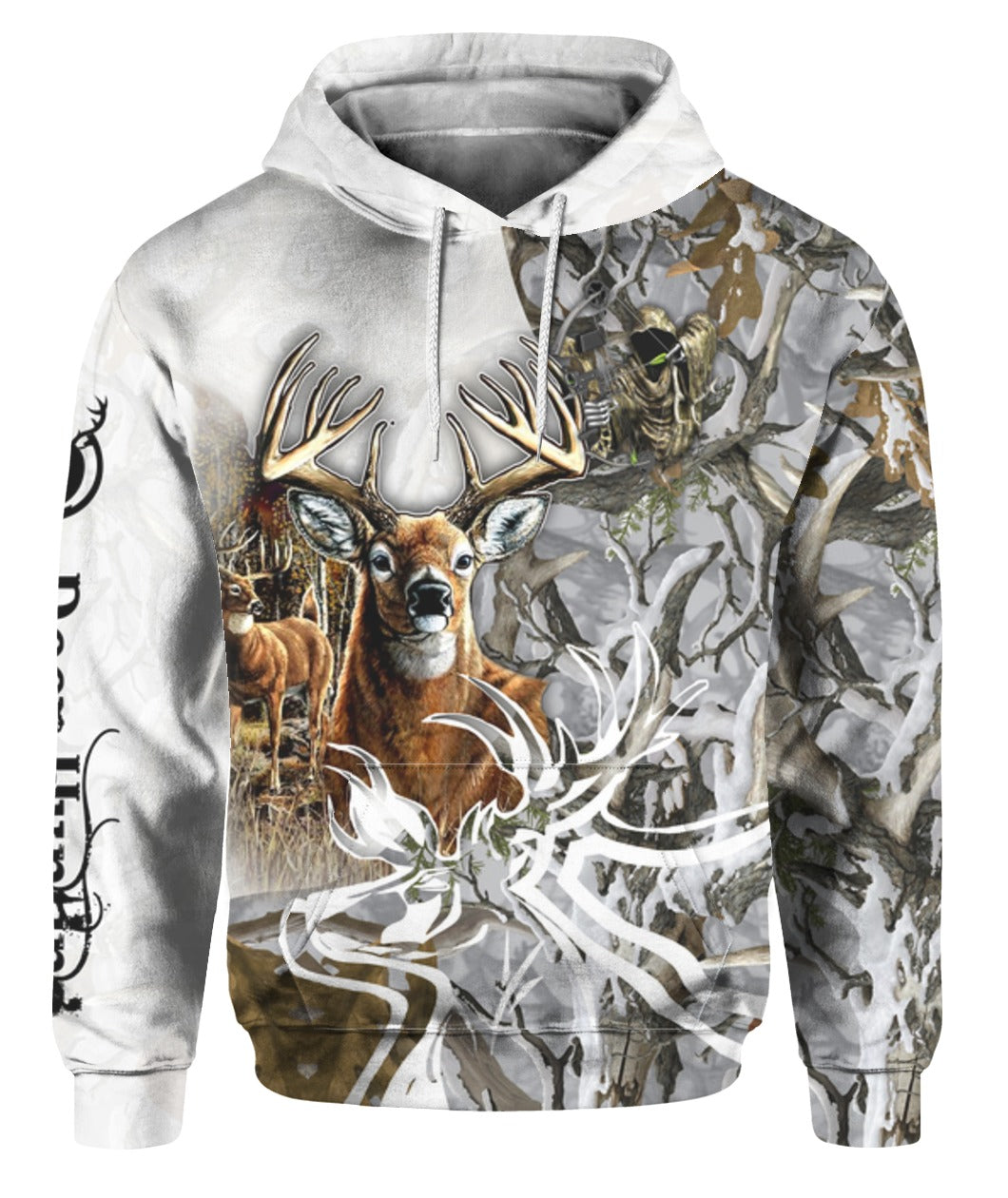 Oragontee Deer Hunting 3D All Over Print | Hoodie | Unisex | Full Size | Adult | Colorful | Ht5152