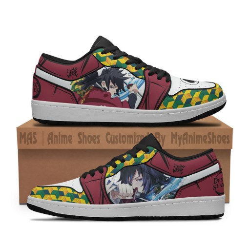 Tomioka Giyuu Shoes Low Jd1 Sneakers Custom Demon Slayer Water ...