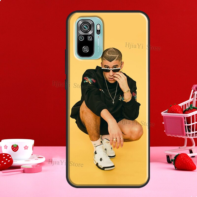 Bad Bunny Case For Xiaomi Redmi Note 11 Pro Note 10 9 8 Pro 11S 9S 10S Cover For Redmi 10 9 9A 9C 9T alx