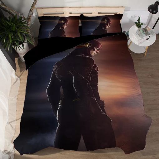 The Flash Barry Allen 3 Duvet Cover Pillowcase Home Decor 3D Bedding Set 2861