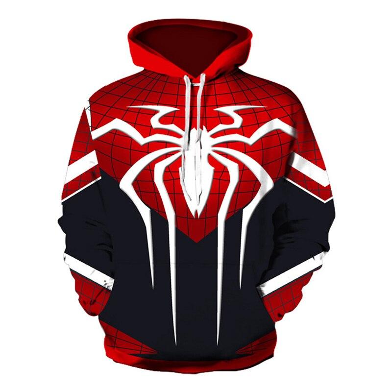 3D Printed Spider Man Hoody Hoodies Sweatshirt