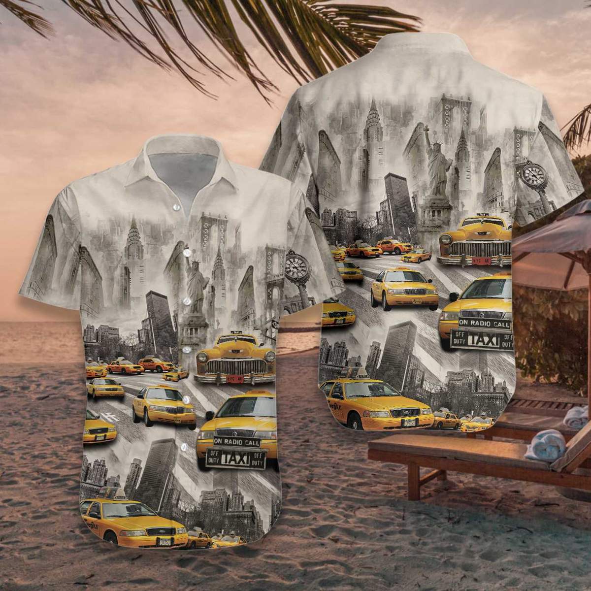 Taxicab Hawaii Shirt For Men Women Ha111230