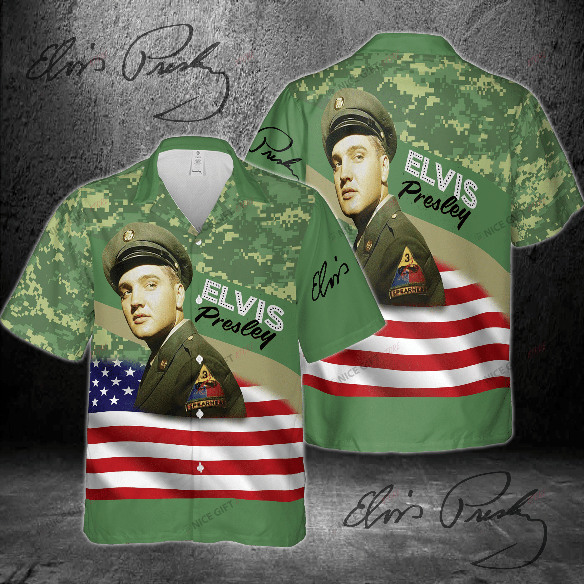 Elvis Presley Hawaiian 3D Shirt 3Hs-L0O6