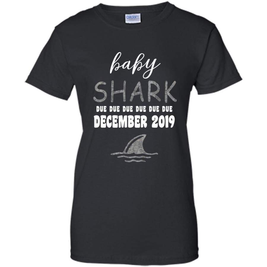 Baby Shark Due Due Due Due December 2019, Birthday Gift – Gildan Women Shirt