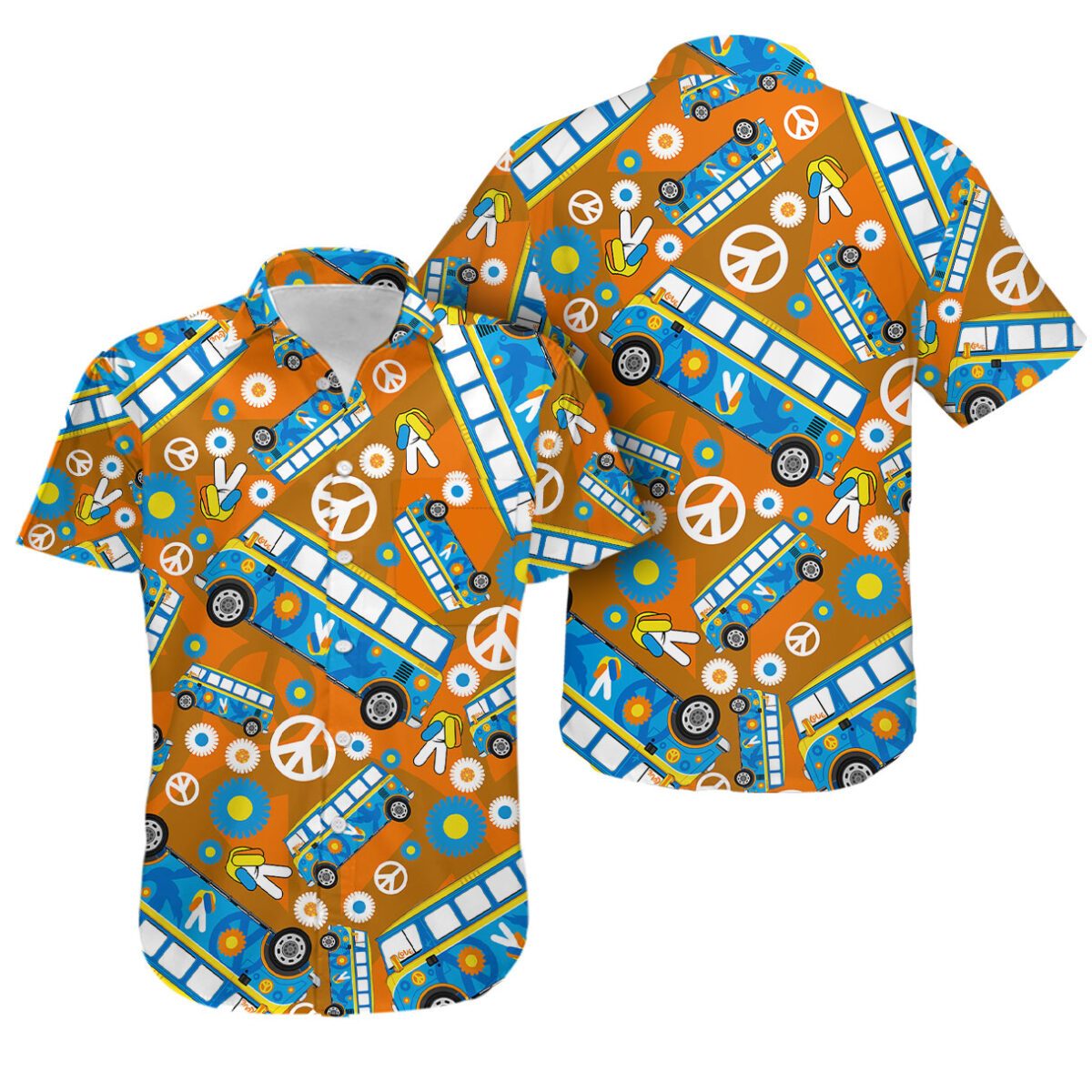 Hippie Camping Aloha Hawaii Shirts For Men Women Ha85005