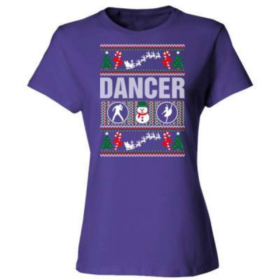 AGR Dancer Ugly Christmas Sweater – Ladies’ Cotton T-Shirt