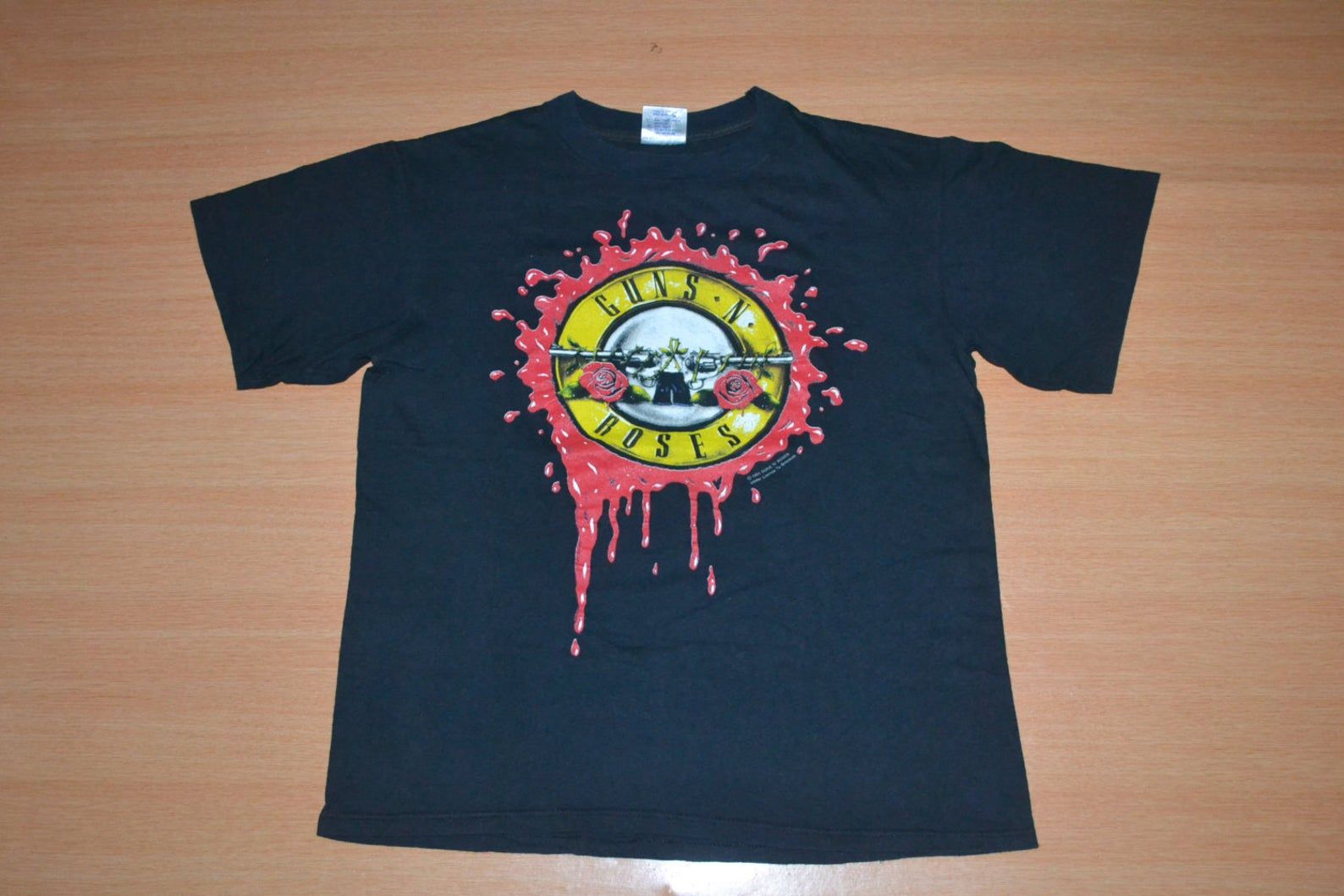 Vintage 1991 Guns N Roses Gnr Use Your Illusion Here Today Gone To Hell Tour Concert Promo Rare T-Shirt Shirt