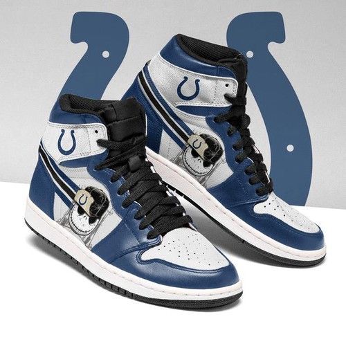 Air Jordan Jack Skellington Indianapolis Colts  Sneaker High Top Shoes