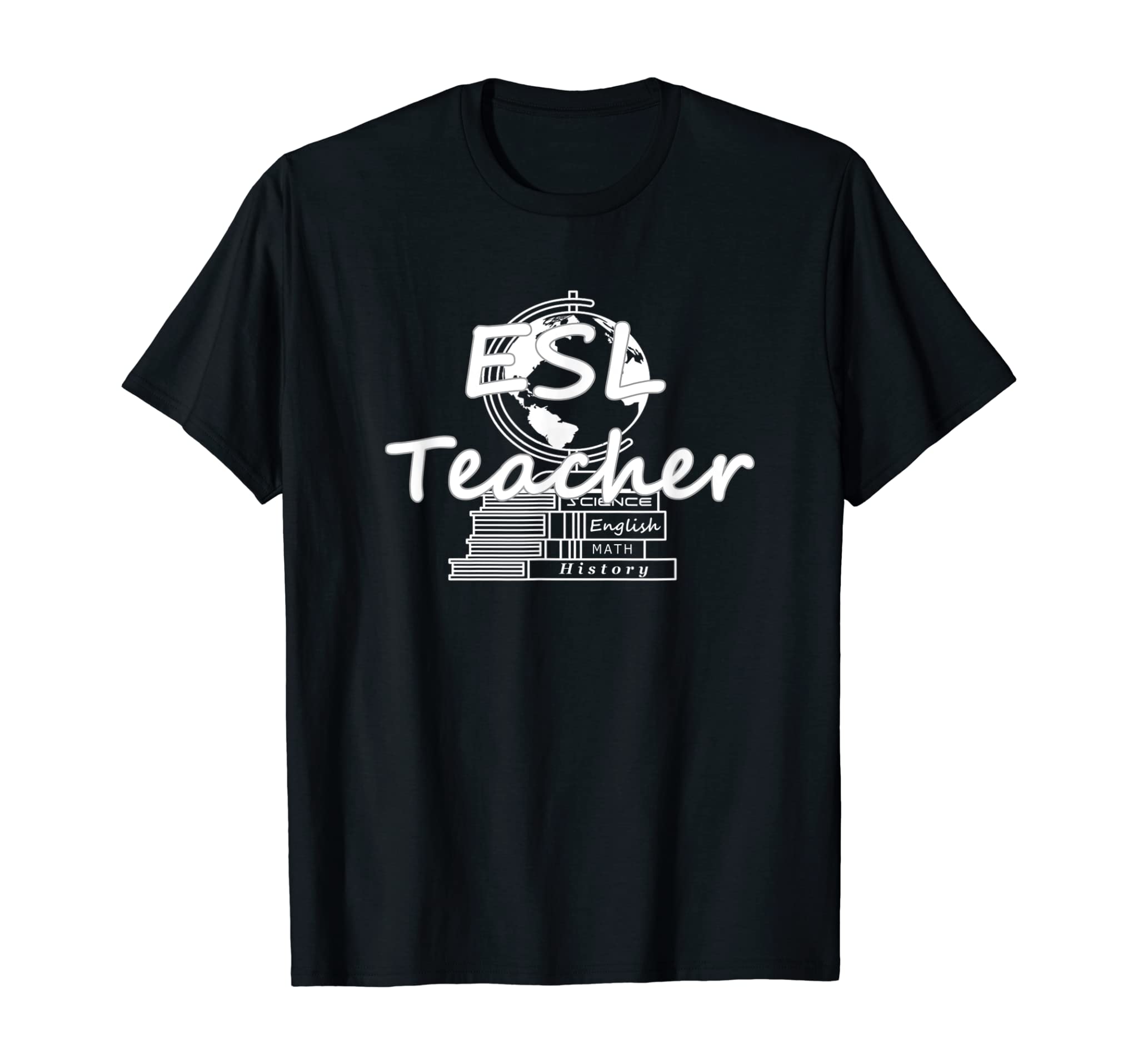 ESL Teacher Globe Books T-Shirt