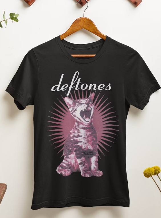 Deftones Shirt Around The Fur Adrenaline Deftones Cat Shirt Outfit