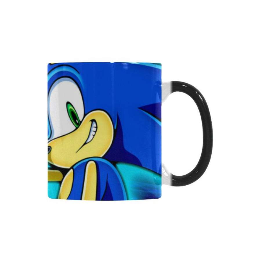 New 3D Printed Sonic The Hedgehog Morphing Mug Magic Color Changing