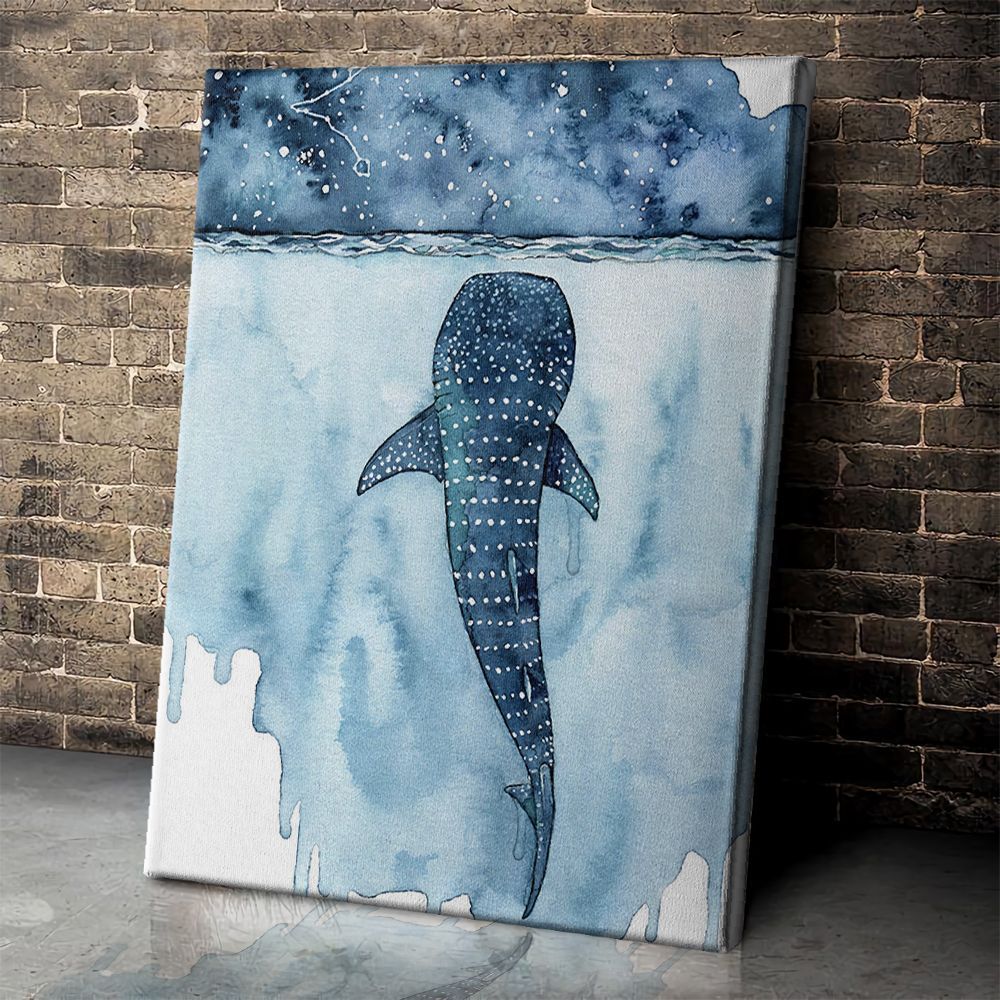 Whale Shark Painting Poster & Canvas