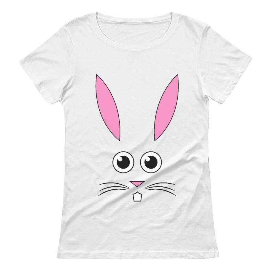 Cute Easter Bunny Face Women T-Shirt