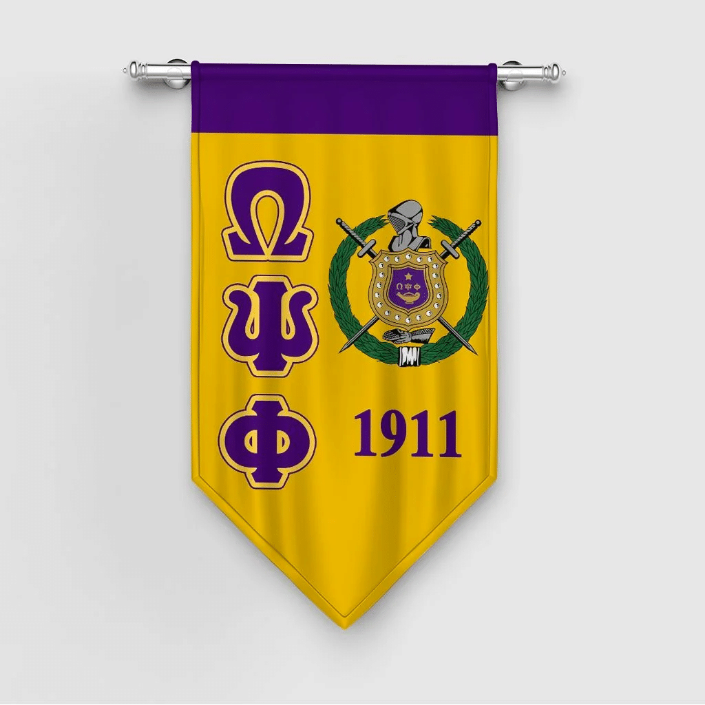 Getteestore Home Set – Omega Psi Phi 1911 Gonfalon J05