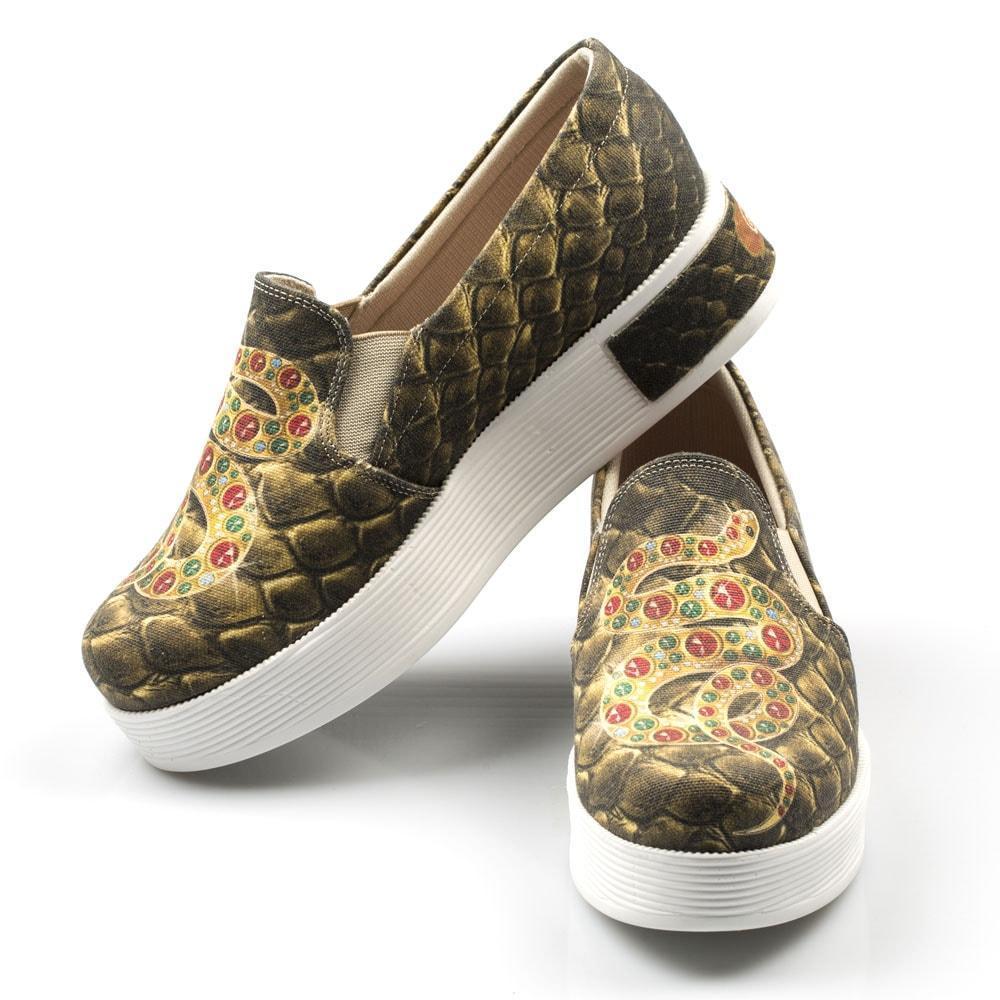 Snake Slip On Sneakers Shoes Vn4309 – No Exchange Or Return