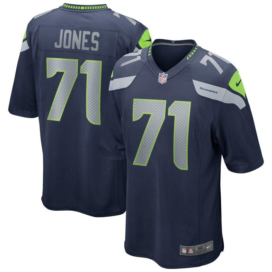 Walter Jones Seattle Seahawks Nike Game Retired Player Jersey – College Navy