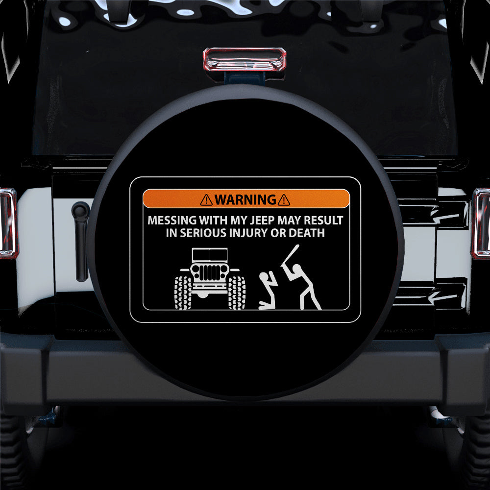 Warning Couple Jeep Car Spare Tire Covers Gift For Campers