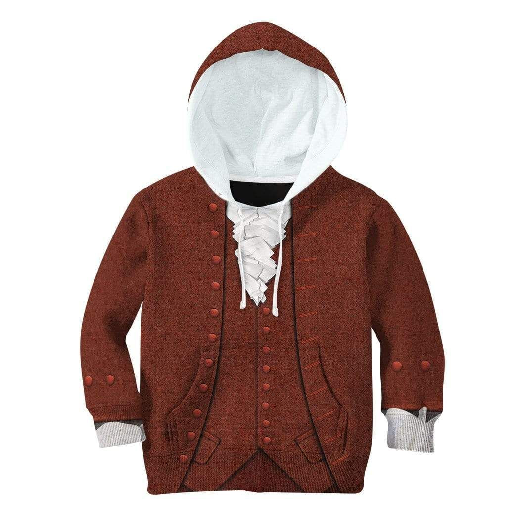 3D Kid Hoodie Custom Benjamin Franklin Apparel