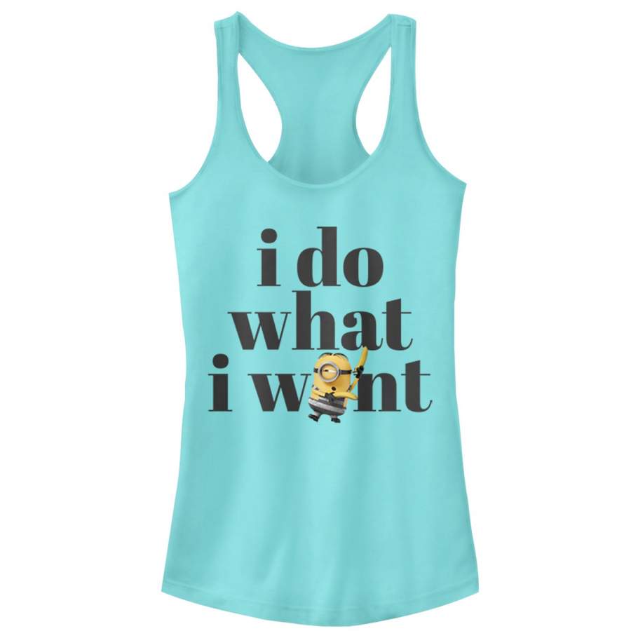 Despicable Me 3 Junior’s Minion Do What I Want  Racerback Tank