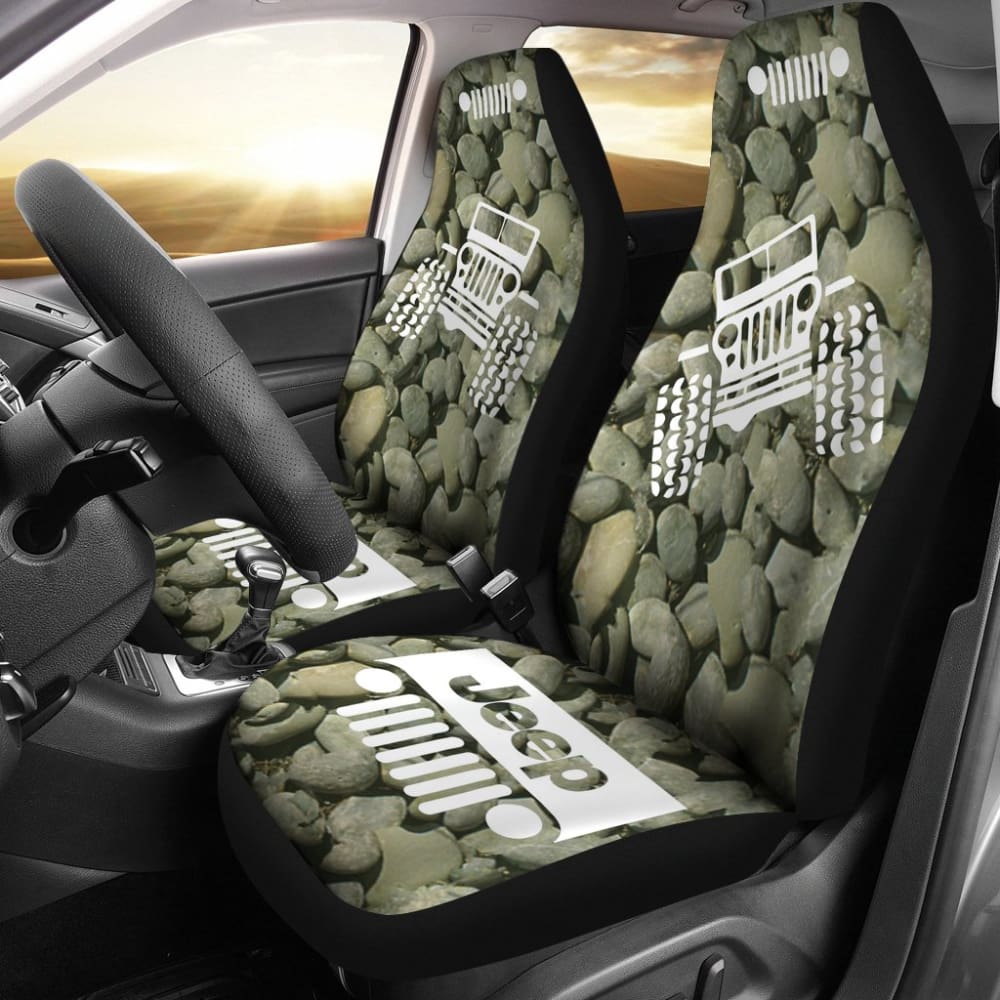 Jeep Offroad – Car Seat Cover Drabolive White Stones 2 101819