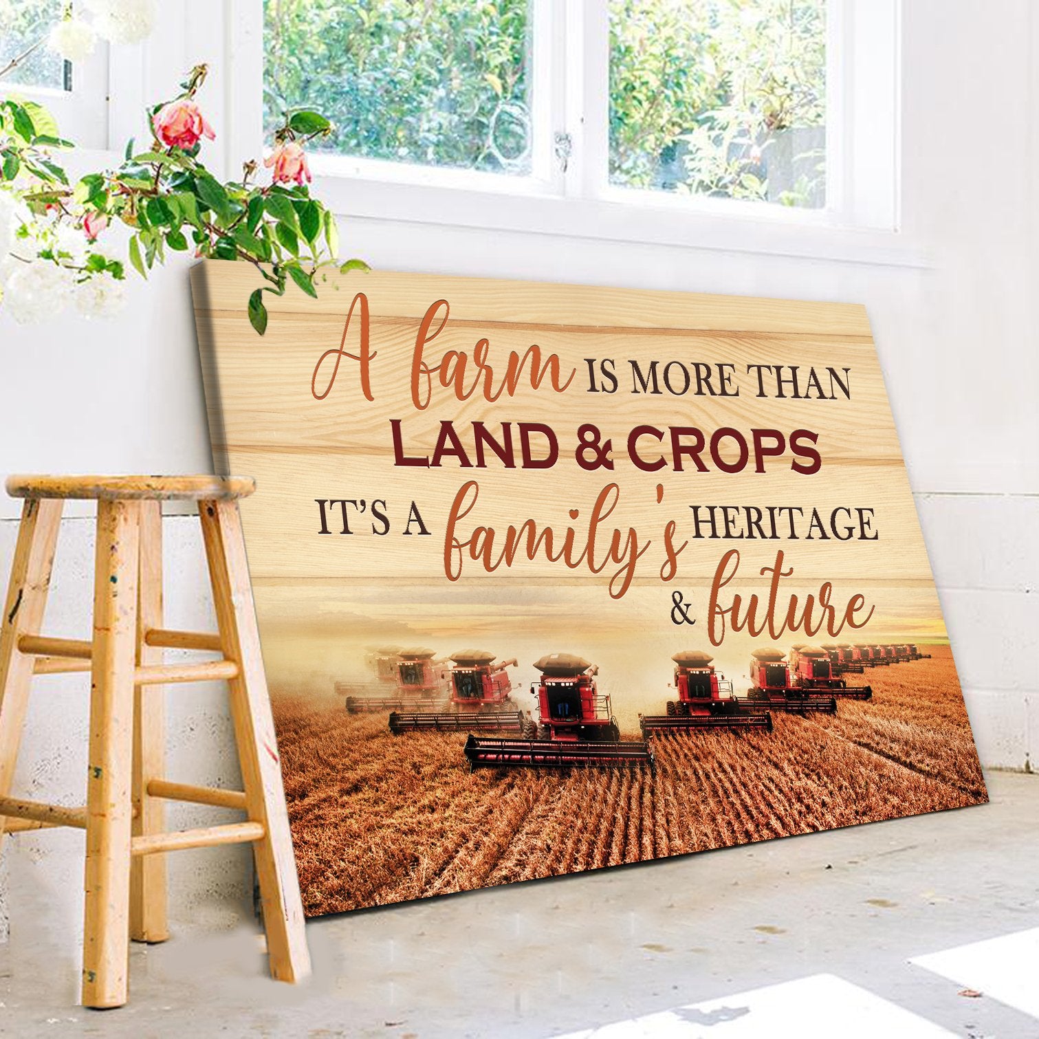 A Farm Is More Than Land And Crops Wall Art Canvas