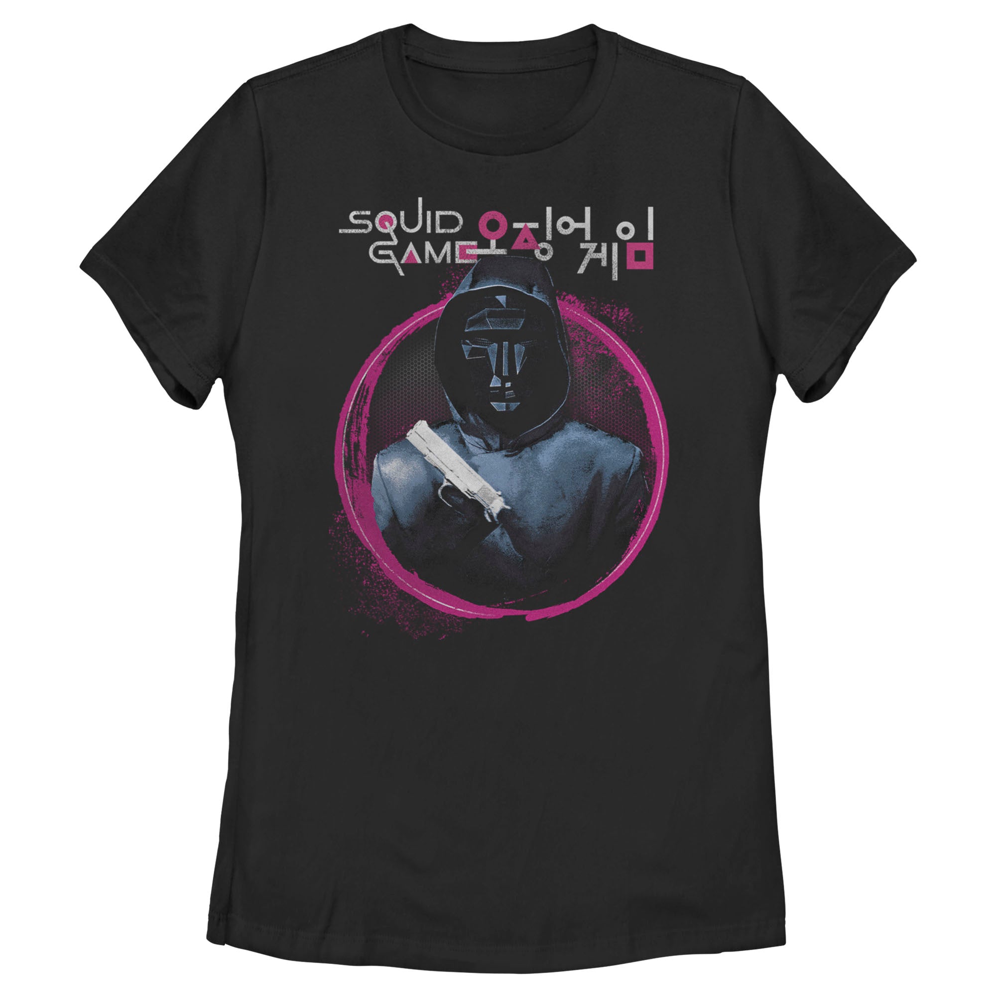 Squid Game Women’S Front Man Portrait  T-Shirt