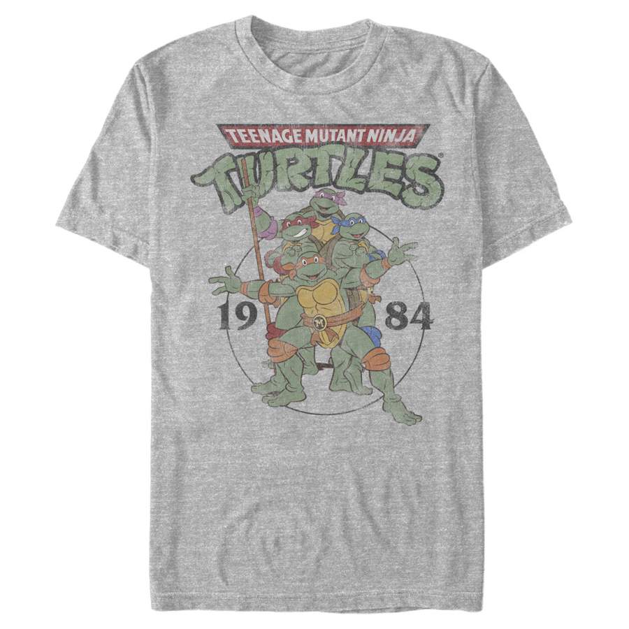 Teenage Mutant Ninja Turtles Men’s 1984 Heroes  T Shirt