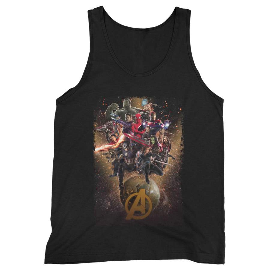 Avengers Infinity War Poster Power Man’s Tank Top