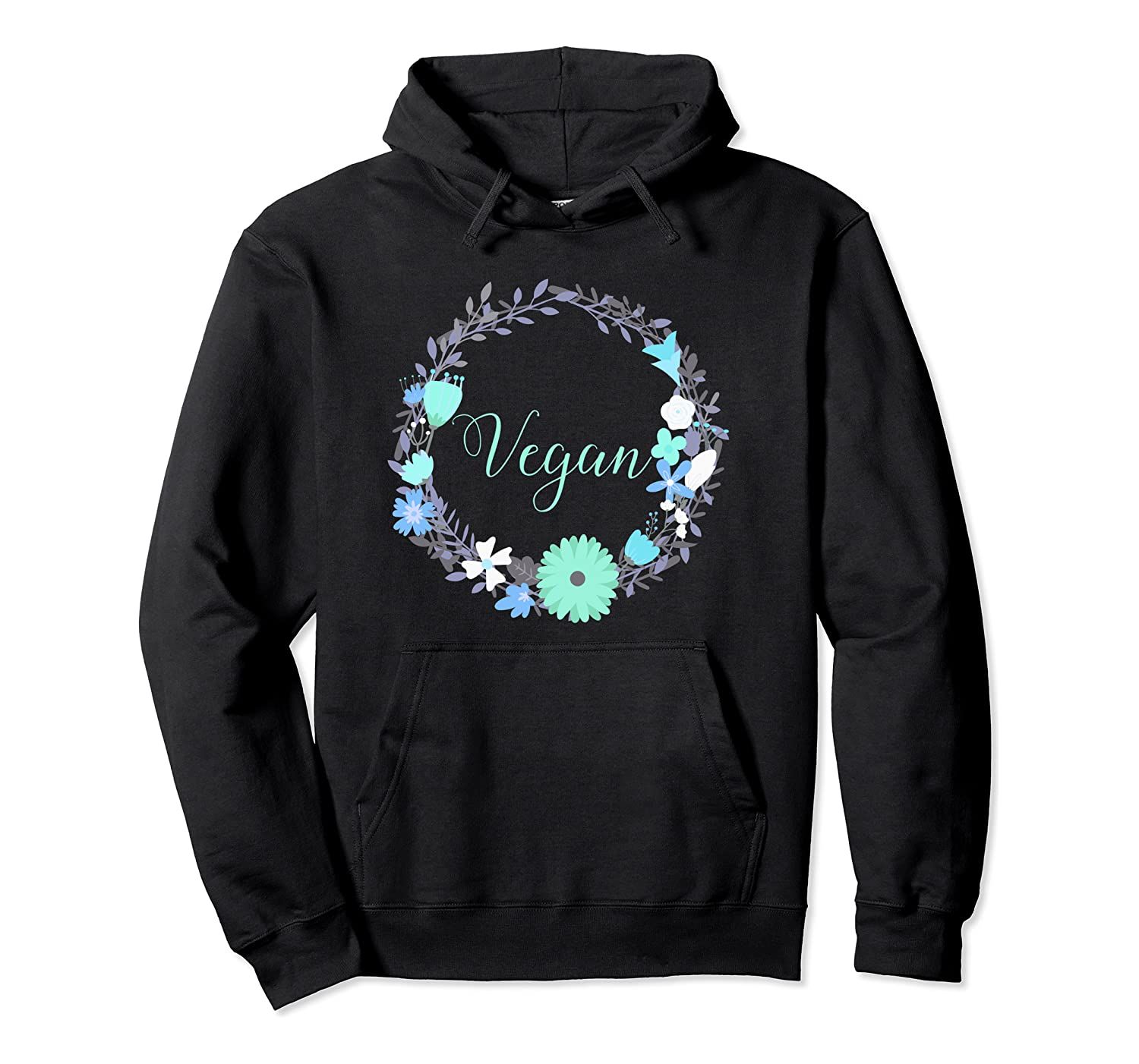 Pretty Vegan Floral Sweatshirt – Animal Rights Shirt, T-Shirt, Sweatshirt, Tank Top, Racerback, Dolman