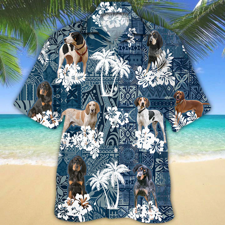 Coonhound Hawaii Shirt Ha47970