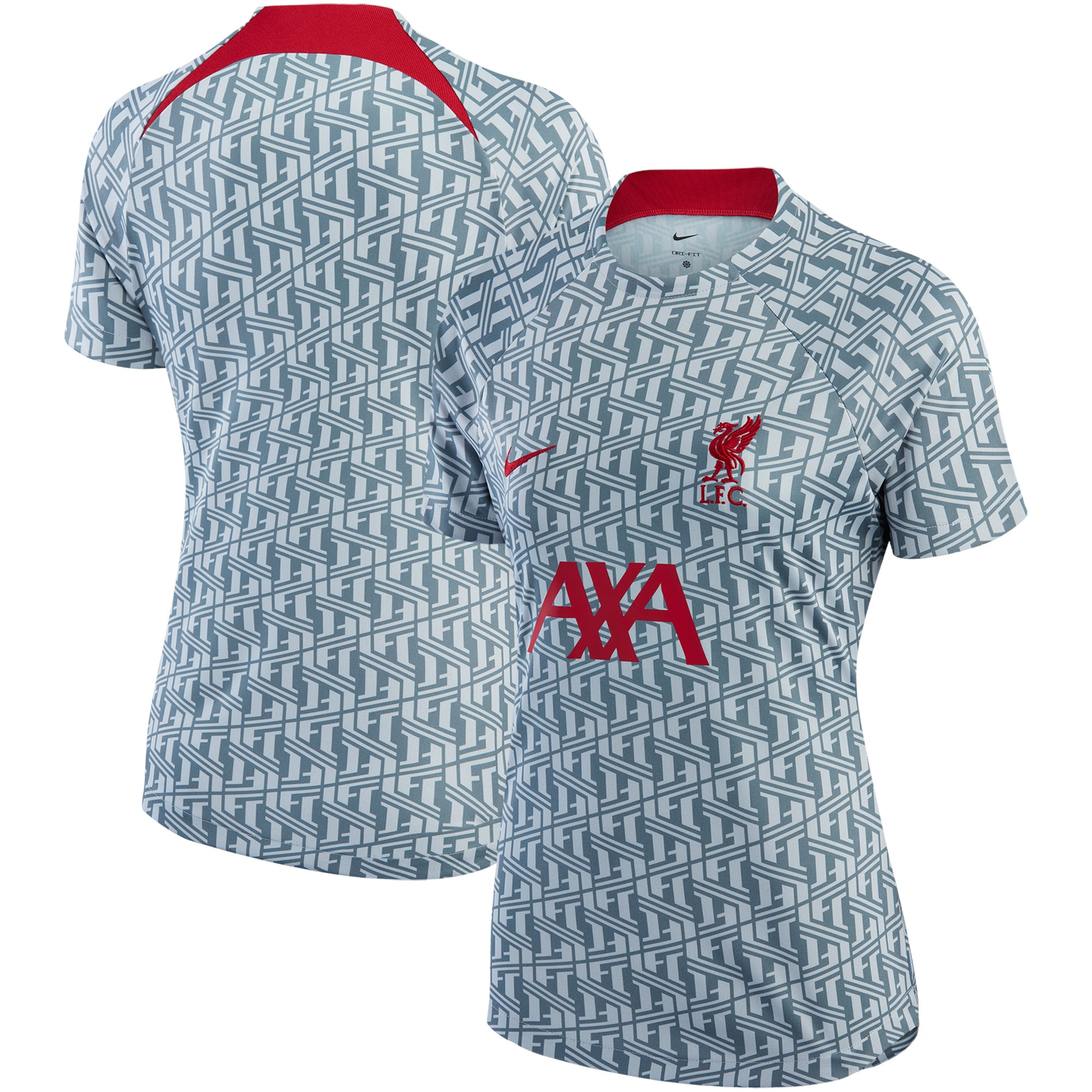 Liverpool Women's 2022/23 Pre-Match Raglan Performance Top – Gray