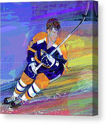 Bobby Orr Boston Bruins David Lloyd Glover Canvas Print