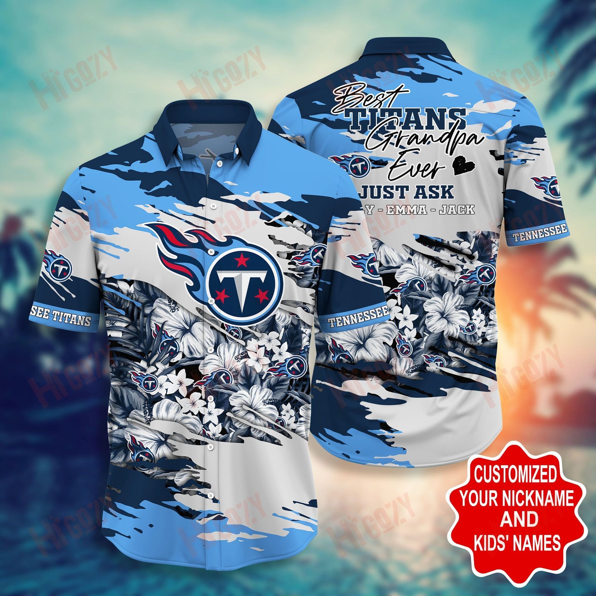 Tennessee Titans Hawaiian Shirt Short Style Hot Trending Summer Ha27297